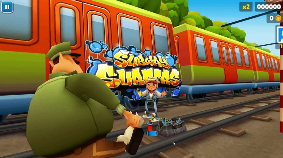 Subway Surfers 코드 사용