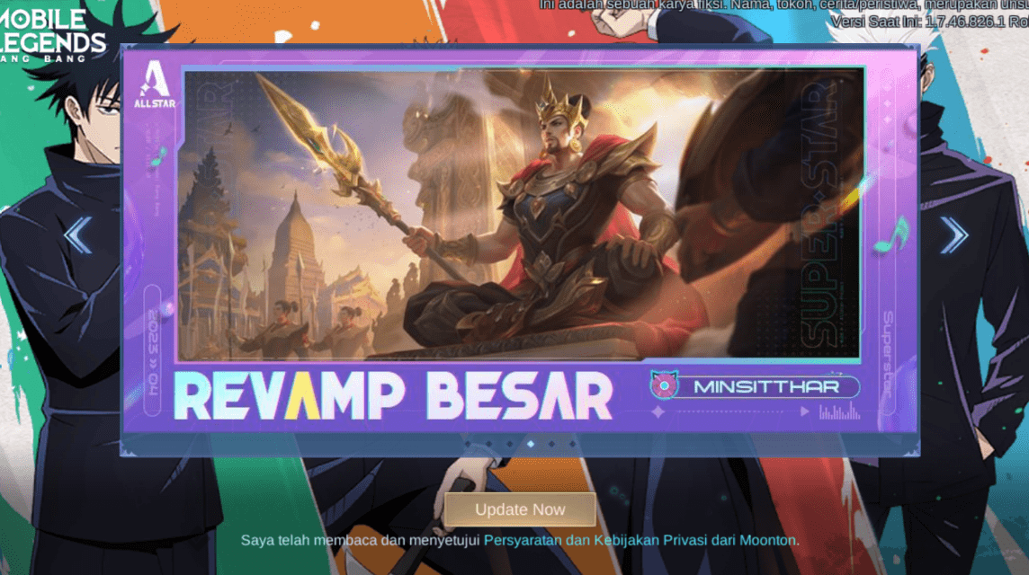 Update Patch Mobile Legends Terbaru