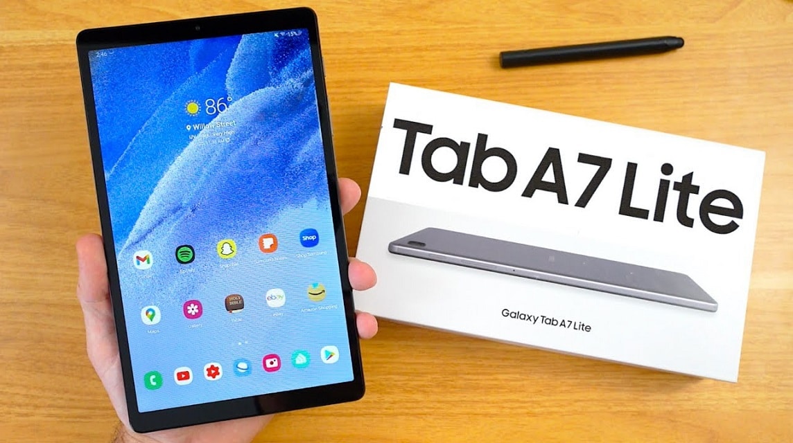 저렴한 게임용 태블릿 Samsung Galaxy Tab A7 Lite 