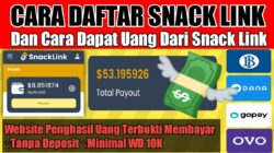 Cara Kerja Aplikasi Snack Link yang Lagi Viral