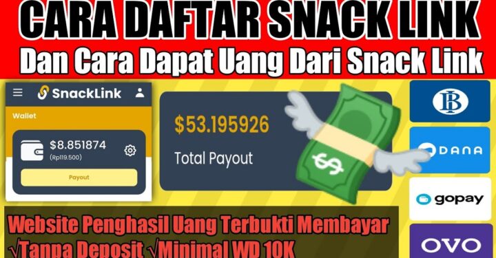 Cara Kerja Aplikasi Snack Link yang Lagi Viral