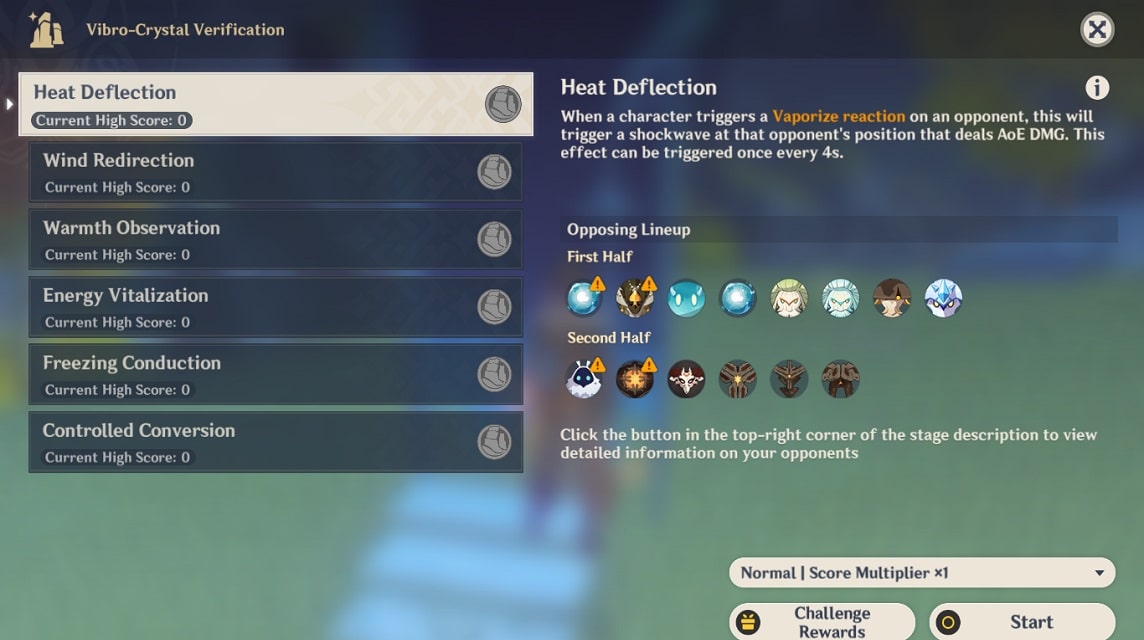 vibro crystal verification genshin impact challenge