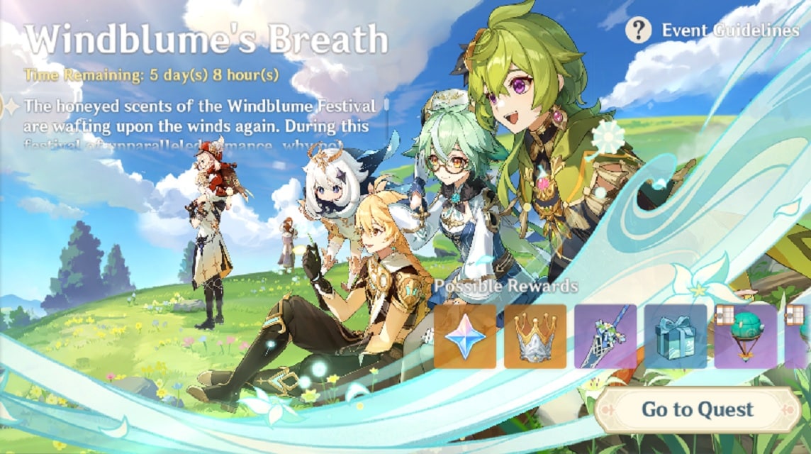 windblume breath genshin 影响指南