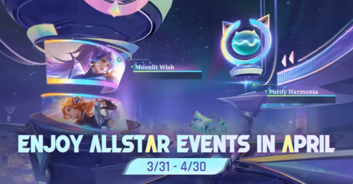 Liste von 4 neuen Skins Event 515 All Star Mobile Legends 2023