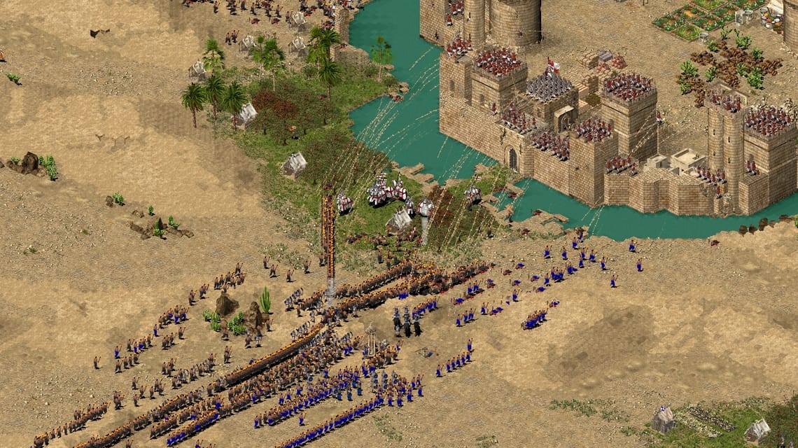 Stronghold Crusader Battle